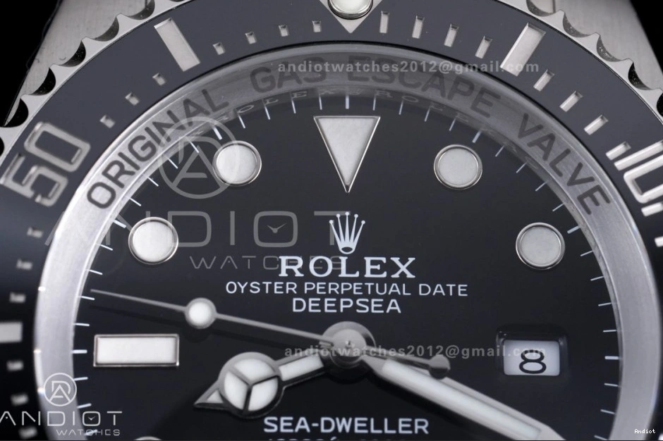 SS 904L and Sea-Dweller C+F Case Bracelet Edition 126660 1:1 Ceramic Black VR3235 Best 0206